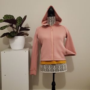 Pink Zip-Up Hoodie